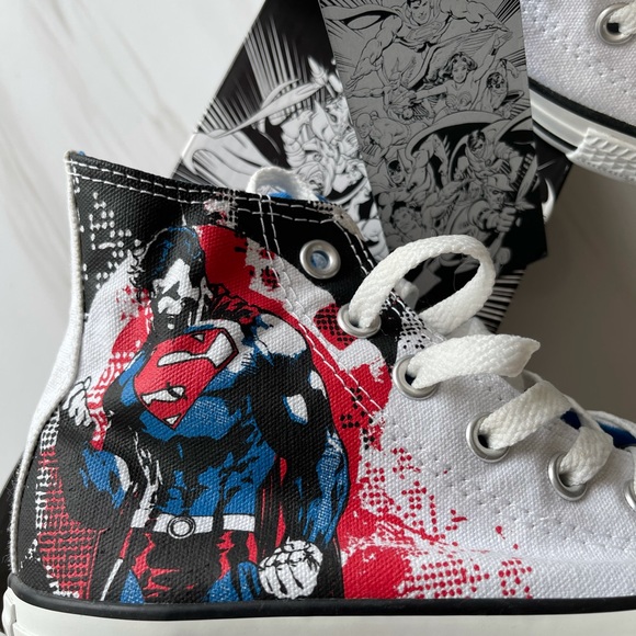 Converse Chuck Taylor DC comic superman nwt - Picture 4 of 10